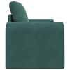 vidaXL Sof&aacute; cama Verde oscuro 98 x 71 x 83 cm Terciopelo