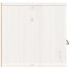 vidaXL Armario de pared de madera maciza de pino blanco 80x30x30 cm
