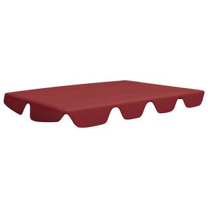 vidaXL Dosel de repuesto columpio jard&iacute;n rojo tinto 150/130x105/70 cm