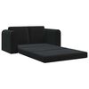 vidaXL Sof&aacute; cama 60cm Negro Terciopelo