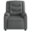 vidaXL Sill&oacute;n reclinable de masaje el&eacute;ctrico tela gris oscuro