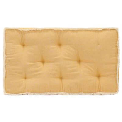 vidaXL Cojín para sofá de palets amarillo 73x40x7 cm