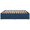vidaXL Cama sin colch&oacute;n tela azul 200x200 cm