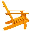 vidaXL Silla Adirondack de jard&iacute;n 2 plazas madera maciza abeto naranja