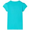 Camiseta infantil verde menta 116
