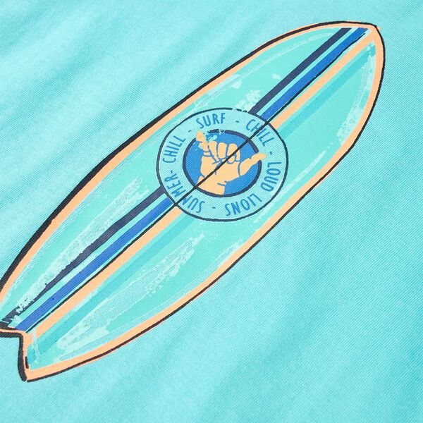 Camiseta infantil de manga corta color aguamarina 104