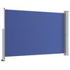 vidaXL Toldo lateral retr&aacute;ctil de jard&iacute;n azul 160x300 cm