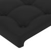 vidaXL Estructura de cama con cabecero cuero sint&eacute;tico negro 180x200cm