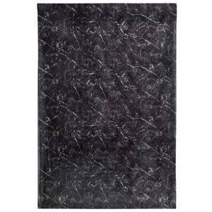 vidaXL Pegatina de mueble autoadhesiva PVC negro m&aacute;rmol 90x500 cm