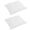vidaXL Almohada con almohada 2 pcs 40 x 40 cm Pluma