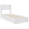 vidaXL Cama con almacenamiento 90 x 190 cm Madera de ingeniería