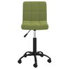 vidaXL Silla de comedor giratoria de terciopelo verde claro