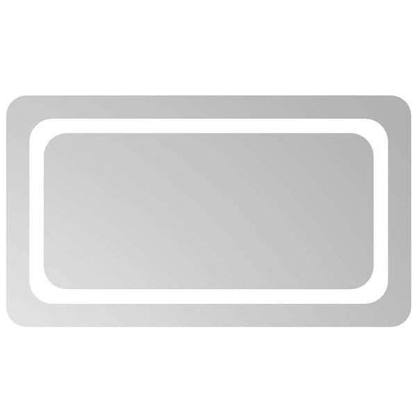 vidaXL Espejo de ba&ntilde;o con LED 70x40 cm