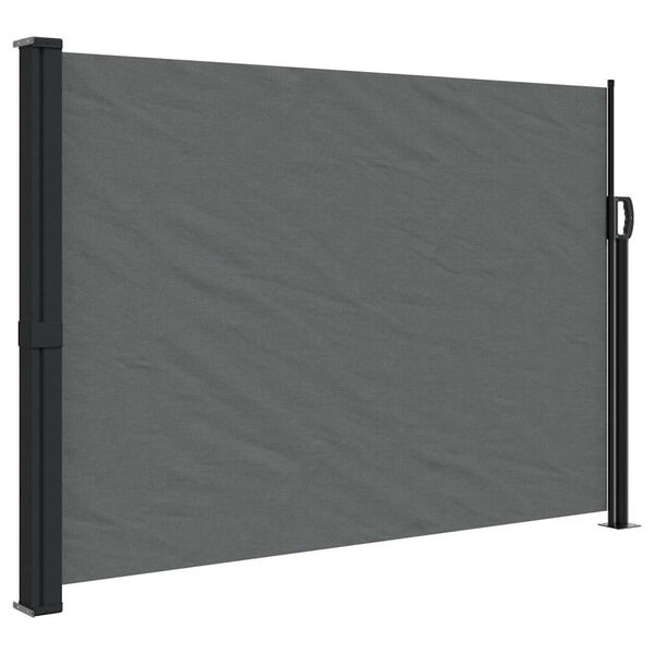 vidaXL Toldo lateral retráctil antracita 140x600 cm