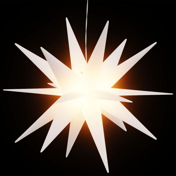 vidaXL L&aacute;mparas de Navidad LED plegables 3 unidades blanco 100 cm