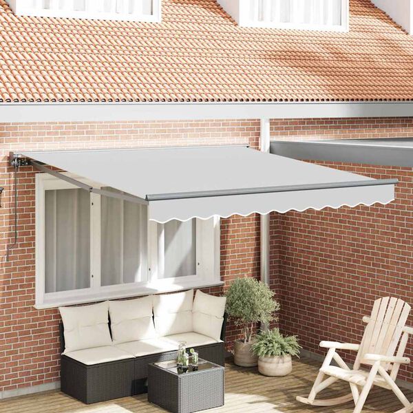 vidaXL Estructura del Toldo Manual Antracita 3,5 x 2,5 m