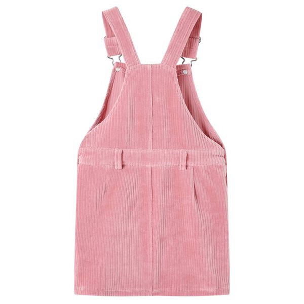 Vestido infantil pana rosa claro 140