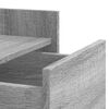 vidaXL Mesita de noche madera de ingenier&iacute;a gris Sonoma 45x50x65 cm