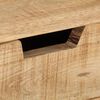 vidaXL Escritorio de madera de mango rugosa 100x45x90 cm