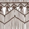 vidaXL Cortina de macramé algodón gris taupé 140x240 cm