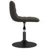 vidaXL Sillas de comedor giratorias 2 unidades terciopelo gris oscuro