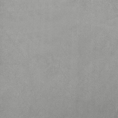 vidaXL Sofá para niños de terciopelo gris claro 70x40x24 cm