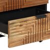 vidaXL Armario de Noche Marr&oacute;n 50 x 33 x 62 cm Madera maciza de Acacia