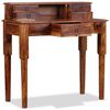 vidaXL Escritorio con 5 cajones madera maciza de acacia 90x40x90 cm