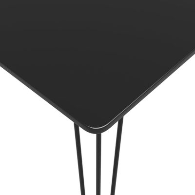vidaXL Mesa alta de cocina negro 120x60x105 cm
