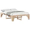 vidaXL Estructura de cama Marr&oacute;n 140 x 200 cm Madera de pino macizo