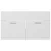 vidaXL Armario para lavabo madera contrachapada blanco 80x38,5x46 cm