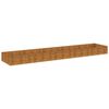 vidaXL Jardinera acero corten 482x100x36 cm