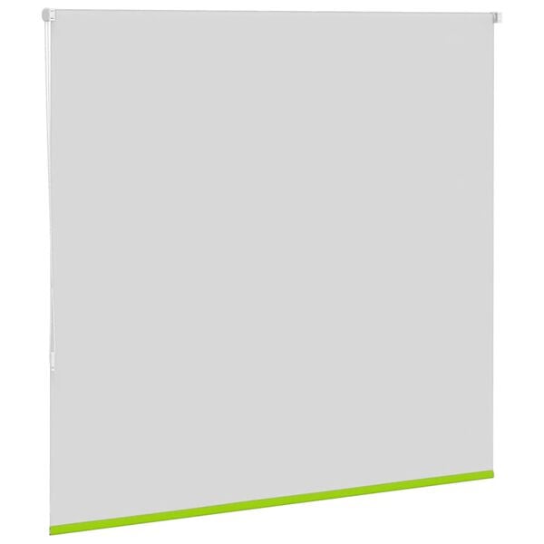 vidaXL Estor Enrollable Opaco hojas verde 150x130cm Tela Ancho 146,6cm