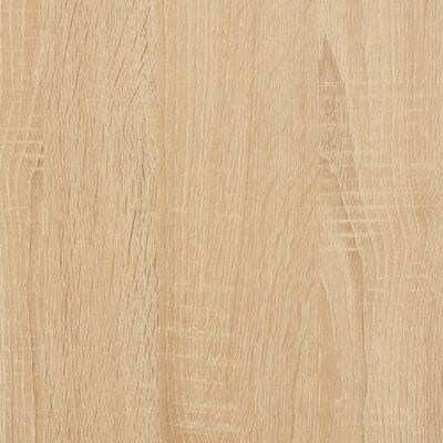 vidaXL Aparador de madera contrachapada roble Sonoma 34,5x34x180 cm