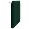 vidaXL Cabecero de cama acolchado Hanko terciopelo verde oscuro 80 cm