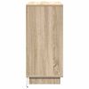 vidaXL Aparador LED Roble Sonoma 71 x 34,5 x 75 cm