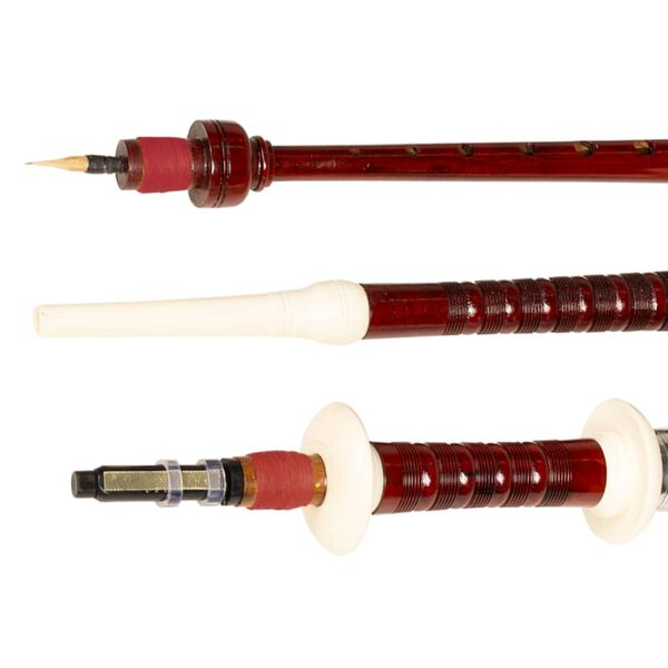 vidaXL Gaita escocesa de las Highland Royal Steward rojo