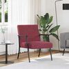 vidaXL sill&oacute;n Rojo vino 59 x 75 x 78 cm tela