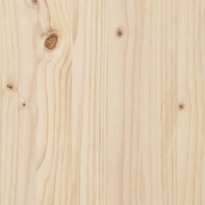 vidaXL Taburete de jardín madera maciza de pino 62x31,5x52 cm