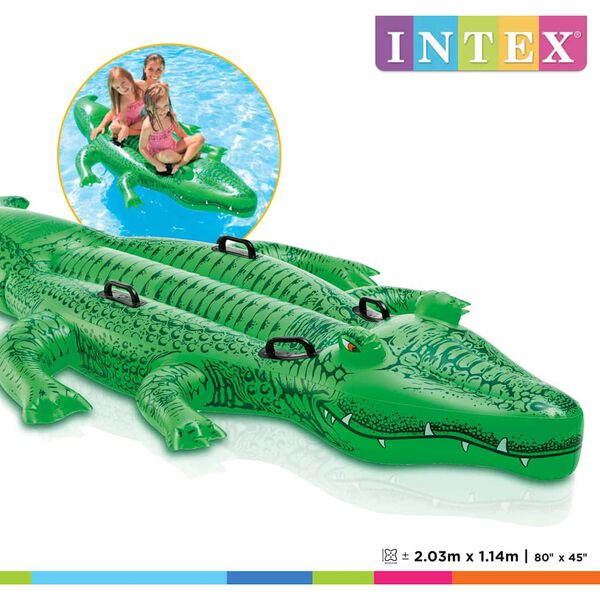 Intex Cocodrilo gigante inflable 203x114 cm