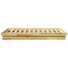 vidaXL Estructura de cama sin colchón 120x200 cm madera maciza roble