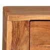 vidaXL Mesa consola de madera maciza 118x30x80 cm