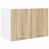 vidaXL Mueble colgante con puerta 2 pcs Roble Sonoma y 60 x 31 x 40 cm