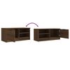 vidaXL Muebles para TV 2 uds contrachapado marrón roble 80x35x36,5 cm