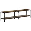 vidaXL Mueble de TV madera maciza reciclada 150x30x41 cm