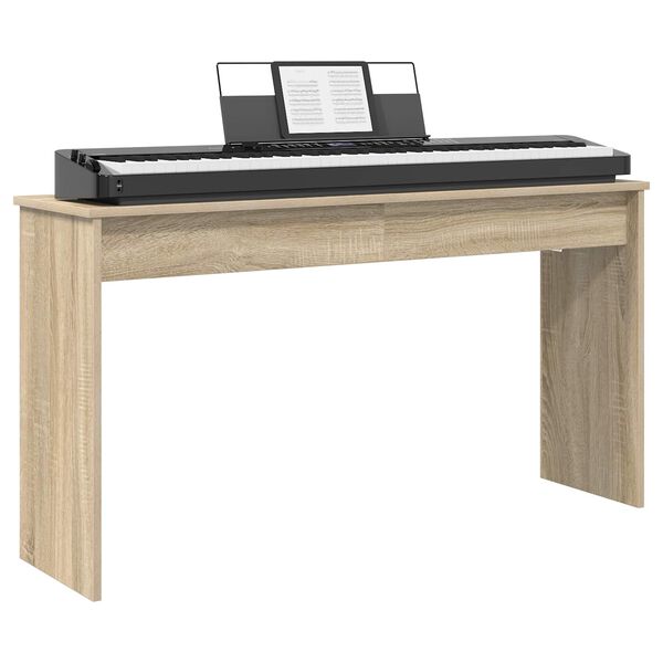 vidaXL Soporte para teclado Roble Sonoma 120 x 32 x 64 cm