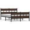 vidaXL Estructura de cama con cabecero y pie sin colch&oacute;n 140x200cm