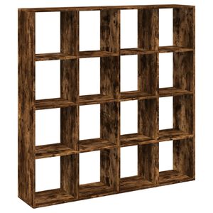 vidaXL Estanter&iacute;a madera de ingenier&iacute;a roble ahumado 137,5x29x137,5 cm