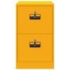vidaXL Mueble archivador con caj&oacute;n Amarillo Mostaza 44 x 50 x 106.5 cm