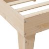 vidaXL Cama con estanter&iacute;a sin colch&oacute;n madera maciza de pino 120x200cm